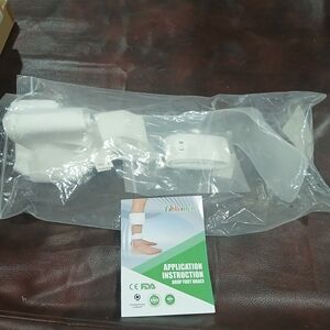 White Orthopedic Foot Brace